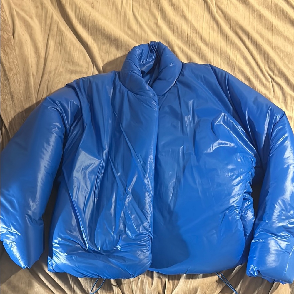 Blue Women's Puffer Jacket